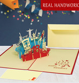 LINPOPUP Pop Up 3D Karte, Geburtstagskarte, Glückwunsch karte Gutschein, 18.Geburtstag, LINPopUp®, N17