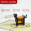 LINPOPUP LINPOPUP®, LIN17778, Pop Up Card Tattoo, 3d Card Tattoo, Folded Card, Greeting Card Birthday Tattoo Vouchers, Tattoo, Tattoo Machine, N31