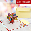LINPOPUP LINPOPUP®, LIN17775, Pop-Up Karte 3D Geburtstagskarte PopUp Geschenk Happy Birthday Geburtstag Konfetti Klapp-Karte für Frauen Mann Kinder, Lollies, N46