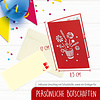 LINPOPUP LINPOPUP®, LIN17775, Pop-Up Karte 3D Geburtstagskarte PopUp Geschenk Happy Birthday Geburtstag Konfetti Klapp-Karte für Frauen Mann Kinder, Lollies, N46