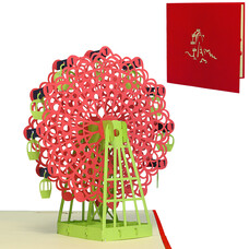 LINPOPUP Pop Up Card, 3D Card, Ferris Wheel, N167