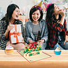 LINPOPUP LIN17803, LINPOPUP, Pop Up card birthday, birthday voucher, birthday presents for woman, birthday invitation, flower pop up, N299