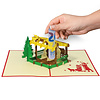LINPOPUP Pop Up 3D Card, Christmas Card, Greetings Card, Nativity, LIN17586, LINPopUp®, N443
