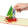 LINPOPUP Pop Up Christmas Card, Christmas Tree, Fir Tree, LIN17158, LINPopUp®, N425