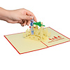 LINPOPUP Pop Up 3D Card, Christmas Card, Greeting Card, Cut Down Fir Tree, LIN17086, LINPopUp®, N421