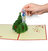 LINPOPUP Pop Up 3D Card, Christmas Card, Greeting Card, Christmas Tree, Fir Tree, LIN17715, LINPopUp®, N412