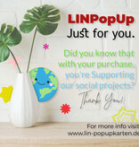 LINPOPUP Pop Up 3D Card, Birthday Card, Congratulations Card, Voucher, Dinner, red, LINPopUp®, N126