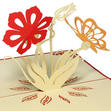 LINPOPUP Pop Up Card, 3D Card, Ladybug, N36