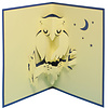 LINPOPUP Pop Up Card, 3D Card, Owl in the Night, LIN17701, LINPopUp®, N137