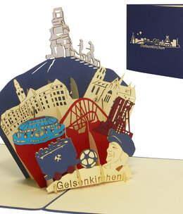 LINPOPUP Pop Up Card, 3D cards, Gelsenkirchen