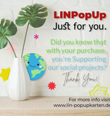 LINPOPUP Pop Up 3D Card, Birthday Card, Greeting Card Mother's Day, Tulips, Tulip Basket, LIN17573, LINPopUp®, N322