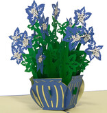 LINPOPUP Pop Up Karten, 3D Karte, Blumen, Geburtstagskarte, Grußkarten Blumen, Klappkarte, Muttertagskarten, Danke, Viel Glück, Muttertag, Gute Besserung,  Blumen, LIN17668, LINPopUp®, N391