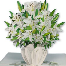LINPOPUP Pop Up Card, 3D Card, Bouquet of Flowers, N500