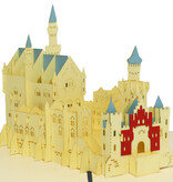 LINPOPUP Pop Up 3D Karte, Grußkarte Bayern, Reisegutschein, Schloss, Neuschwanstein,  LIN17433, LINPopUp®, N175