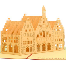 LINPOPUP Pop Up greeting card, Frankfurt city hall, N217