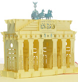 LINPOPUP Pop Up 3D Karte, Glückwunschkarte, Reisegutschein, Brandenburger Tor Berlin, LINPopUp®, N172