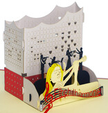 LINPOPUP Pop Up 3D Card, Greeting Card, Travel Voucher, Elbphilharmonie, LIN17385, LINPopUp®, N258