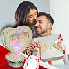 MAGICPAPER® LINPOPUP, MagicPaper, pop-up card heart, love gift for him and her - Valentine's Day gift - anniversary and wedding anniversary - handmade heart made of high quality paper