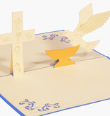 LINPOPUP Pop Up 3D Card, Birth Card, Voucher, Greeting Card for Communion, confirmation, Christening, LINPopUp®, N102