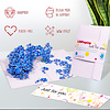 LINPOPUP Pop-Up Card Flower - 3D flower card for birthday, Mother's Day, to say goodbye to a colleague, get well soon or as a thank you card, as a gift of money, orchid, N309