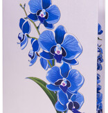 LINPOPUP Pop-Up Karte Blume - 3D Blumenkarte für Geburtstag, Muttertag, zum Abschied von Kollegin, Gute Besserung oder als Dankeskarte, als Geldgeschenk, Orchidee, N309
