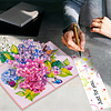 LINPOPUP Pop-up card flowers - greeting card butterfly, birthday card, Mother's Day card, 3D flower card for wife, mother, girlfriend, get well soon, money gift, garden voucher, hydrangeas, LINPOPUP® , N278
