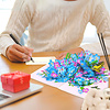 LINPOPUP Pop-up card flowers - greeting card butterfly, birthday card, Mother's Day card, 3D flower card for wife, mother, girlfriend, as get well soon, money gift, voucher, LINPOPUP® , N179