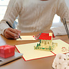 LINPOPUP Pop Up 3D Card, Moving In Card, Congratulations, Moving In, New House, Gift Certificate, 3D, House, LINPopUp®, N54