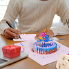 LINPOPUP LINPOPUP® Pop-Up Karte Geburtstag Geldgeschenk, 3D Pop Up Karte mit Geldfach als Geldgeschenke - Verpackung, Geburtstagskarte mit Umschlag, originelles Geburtstagsgeschenk, G4