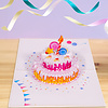 LINPOPUP LINPOPUP® Pop-Up Karte Geburtstag Geldgeschenk, 3D Pop Up Karte mit Geldfach als Geldgeschenke - Verpackung, Geburtstagskarte mit Umschlag, originelles Geburtstagsgeschenk, G2 (Pink)