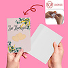 LINPOPUP Hochzeit Pop - Up 3D Karte, Geldgeschenk Hochzeit Verpackung, Personalisiert, Hochzeitsgeschenke Geld für Brautpaar, mit Umschlag, Hochzeitskarte Geldgeschenk, N94