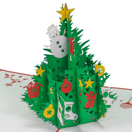 LINPOPUP LINPopUp Card, Pop-Up Card Christmas, Christmas tree, Fir tree, N459