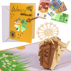 LINPOPUP Wish Filler Money Gift Card 3D Pop Up, G3