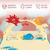 LINPOPUP Pop Up 3D Card, Birth Card, Congratulations on the birth, Baby, LINPopUp®, N96