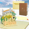 LINPOPUP Pop-Up card, 3D card folding card, travel voucher, pop up cards birthday, gift voucher city trip greeting cards travel voucher birthday city cards Germany, Würzburg, LIN17597, LINPopUp®, N351