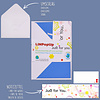 LINPOPUP LINPOPUP® 3D Pop Up Karte Flugzeug mit Luftballons – Handgemachte Grußkarte zum Geburtstag, Reise & Abschied, Glückwunschkarte mit Umschlag, N163