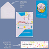 LINPOPUP LINPopUp® 3D Pop Up Karte Dschungeltiere Party – Lustige Geburtstagskarte für Kinder, Handgemachte Grußkarte mit Tieren & Ballons, inklusive Umschlag – Happy Birthday Karte, Zoo Gutschein, N227