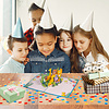 LINPOPUP LINPopUp® 3D Pop Up Karte Dschungeltiere Party – Lustige Geburtstagskarte für Kinder, Handgemachte Grußkarte mit Tieren & Ballons, inklusive Umschlag – Happy Birthday Karte, Zoo Gutschein, N227