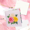 LINPOPUP LINPOPUP® Pop Up Karte Blumen – 3D Grußkarte mit Blumenstrauß, Handgemacht, Inklusive Umschlag – Geschenkidee zum Geburtstag, Muttertag, Danken, Gute Besserung, Dahlien, N44