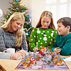 LINPopUp® Weihnachtskarte 3D – Handgemachte Pop-Up Karte mit Weihnachtsmotiv – Grußkarte mit Umschlag – Geschenkidee zu Weihnachten, Schneemann & Ski, N464