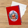 LINPOPUP® 3D Christmas card – Handmade pop-up card with Christmas motif – Greeting card with envelope – Gift idea for Christmas, Santa Claus in the forest with reindeer & sleigh, N466