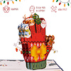 LINPopUp® Christmas Card 3D – Handmade pop-up card with Christmas motif – Greeting card with envelope – Gift idea for Christmas, Christmas gloves, N465