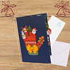 LINPopUp® Christmas Card 3D – Handmade pop-up card with Christmas motif – Greeting card with envelope – Gift idea for Christmas, Christmas gloves, N465