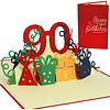 LINPOPUP Pop Up 3D Karte, Geburtstagskarte, Glückwunsch karte Gutschein, 90.Geburtstag, LIN17351, LINPopUp®, N232