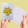 LINPOPUP Pop Up 3D Card, Birthday Card, Happy Mother's Day Card, Sunflowers, LIN17576, LINPopUp®, N335