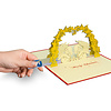 LINPOPUP Pop Up 3D Card, Christmas Card, Greeting Card, Angel Mistletoe, LIN17736, LINPopUp®, N410