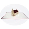 LINPOPUP Pop Up 3D Card, Greeting Card, Travel Voucher, Münster City Hall, LIN17133, LINPopUp®, N171