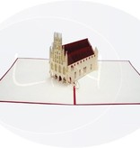 LINPOPUP Pop Up 3D Karte, Glückwunschkarte, Reisegutschein, Münster Rathaus, LIN17133, LINPopUp®, N171