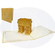 LINPOPUP Pop Up Card, 3D Card, Arc De Triomphe, N179