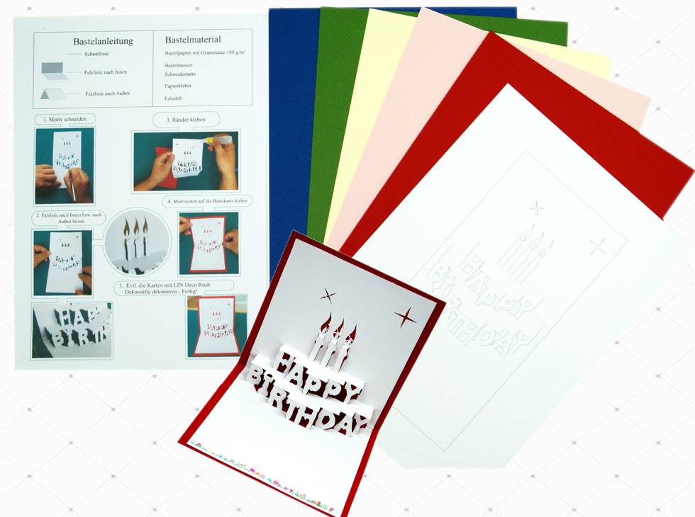 DIY-POP UP Geburtstagskarten